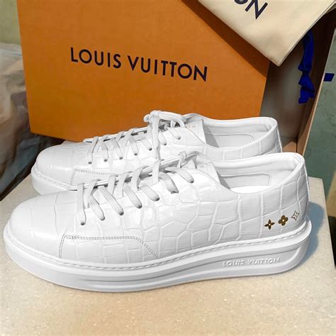 all white louis vuitton shoes.